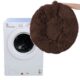 Culcus moale, pentru caine/pisica, maro, 50 cm - imagine 3