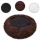 Culcus moale, pentru caine/pisica, maro, 50 cm - imagine 4