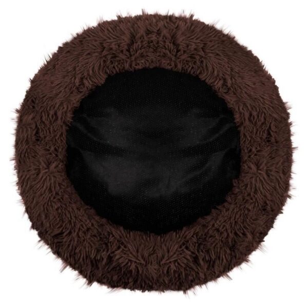 Culcus moale, pentru caine/pisica, maro, 50 cm - imagine 6