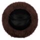 Culcus moale, pentru caine/pisica, maro, 50 cm - imagine 6