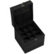 Cutie pentru bijuterii, catifea, negru, 12x12x12 cm, Springos - imagine 21
