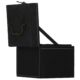 Cutie pentru bijuterii, catifea, negru, 12x12x12 cm, Springos - imagine 10