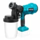 Pistol de vopsit, 18 V, Li-ion (acumulator neinclus), 900 ml, 2.0-2.5 mm, SAS+ALL, Dedra - imagine 2