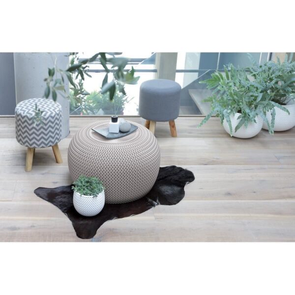 Ghiveci decorativ pentru flori, rotund, alb, 29x19.5 cm, Splofy Bowl - imagine 2