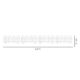 Gard de gradina decorativ, plastic alb, set 4 buc, 60x30.5 cm - imagine 7