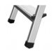 Scara aluminiu, 2 tronsoane, 1 treapta, platforma, max 125 kg, 0.44 m, Drabest - imagine 2