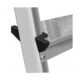 Scara aluminiu, 2 tronsoane, 4 trepte, platforma, max 125 kg, 1.13 m, Drabest - imagine 2