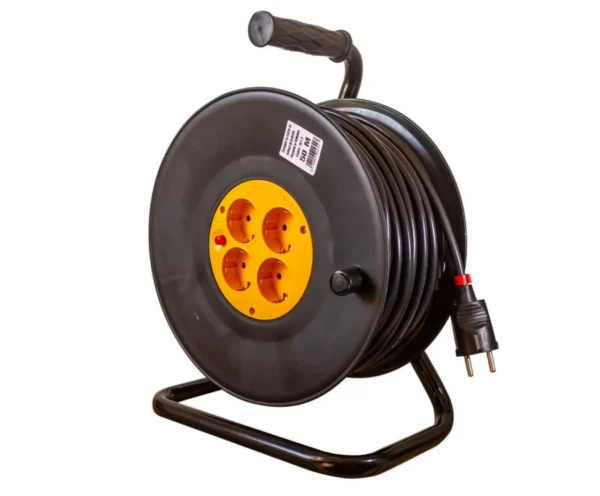 Prelungitor electric pe tambur, 40 m, 3x2.5, 4 prize, Gelux - imagine 2