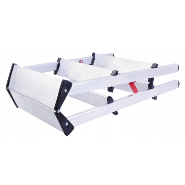 Scara aluminiu, Master, 2 tronsoane, 3 trepte, max 125 kg, 0.67 m - imagine 2