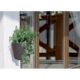 Ghiveci decorativ cu lant, rotund, maro, 25.6x21.9 cm, Rato Round WS - imagine 8