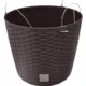 Ghiveci decorativ cu lant, rotund, maro, 25.6x21.9 cm, Rato Round WS - imagine 10