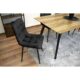 Scaun bucatarie/dining, Artool, Kara, catifea, metal, negru, 44.5x50.5x87 cm - imagine 7