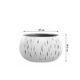 Ghiveci decorativ de flori, rotund, alb, 29x19.5 cm, Sandy Bowl - imagine 2
