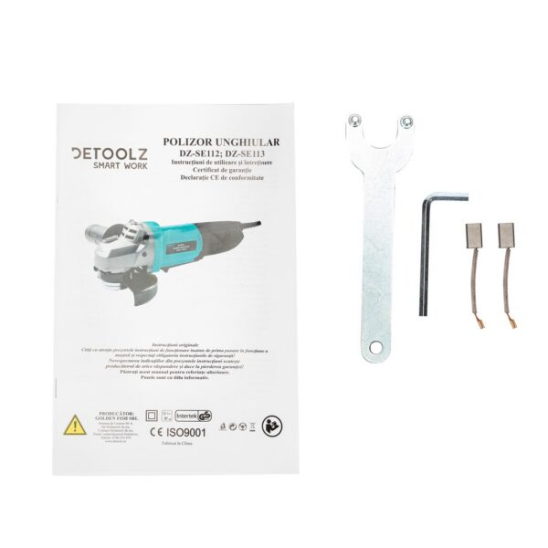 Polizor unghiular, flex, 710 W, 115 mm, Detoolz - imagine 7