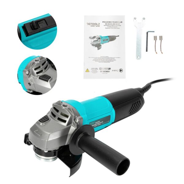 Polizor unghiular, flex, 710 W, 115 mm, Detoolz - imagine 4