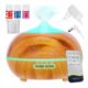 Difuzor de arome si umidificator 400 ml, ionizare, iluminare LED 7 culori, 3 uleiuri esentiale
