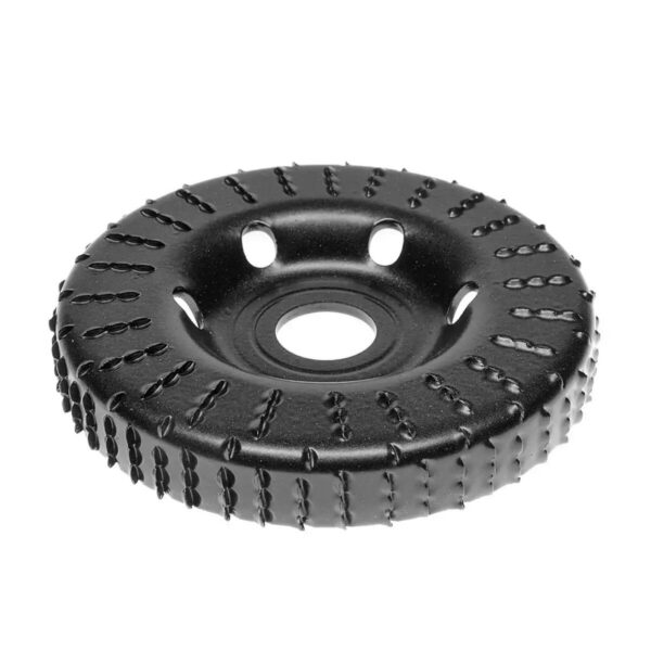 Disc circular slefuit, modelat, raspel, pentru lemn, plastic, cauciuc, beton celular, gradatie I, 120x22.2 mm, Dedra - imagine 5