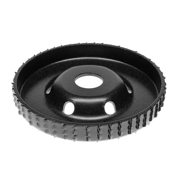 Disc circular slefuit, modelat, raspel, pentru lemn, plastic, cauciuc, beton celular, gradatie I, 120x22.2 mm, Dedra - imagine 7