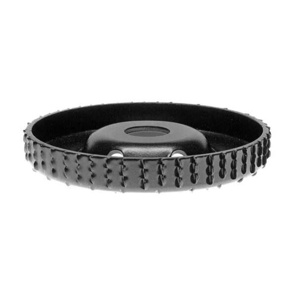 Disc circular slefuit, modelat, raspel, pentru lemn, plastic, cauciuc, beton celular, gradatie I, 120x22.2 mm, Dedra - imagine 8