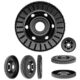 Disc circular slefuit, modelat, raspel, pentru lemn, plastic, cauciuc, beton celular, gradatie I, 120x22.2 mm, Dedra - imagine 9