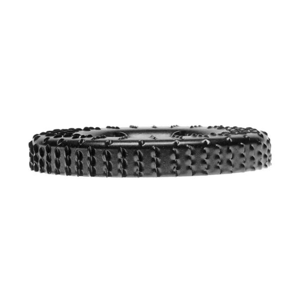 Disc circular slefuit, modelat, raspel, pentru lemn, plastic, cauciuc, beton celular, gradatie I, 120x22.2 mm, Dedra - imagine 3