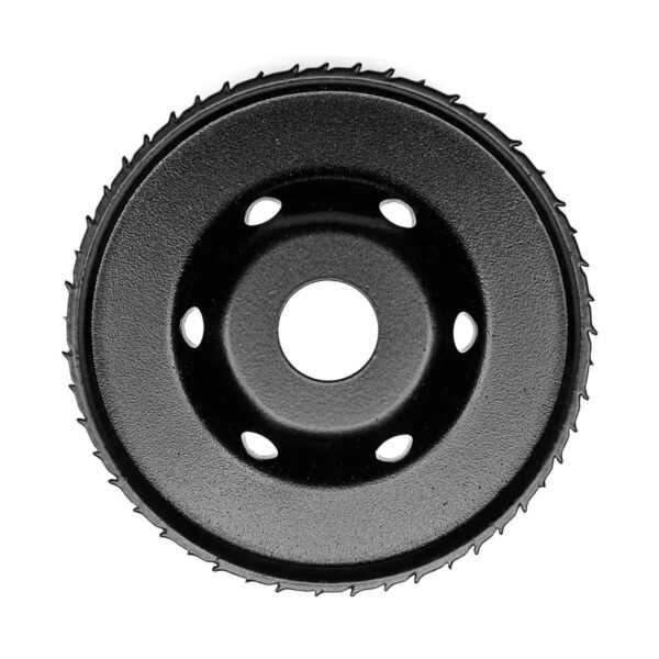Disc circular slefuit, modelat, raspel, pentru lemn, plastic, cauciuc, beton celular, gradatie I, 120x22.2 mm, Dedra - imagine 2