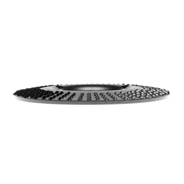 Disc circular slefuit, modelat, raspel, pentru lemn, plastic, cauciuc, beton celular, gradatie II, 125x22.2 mm, Dedra - imagine 3