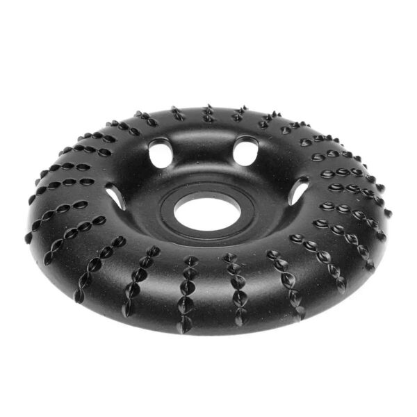 Disc circular slefuit, modelat, raspel, pentru lemn, plastic, cauciuc, beton celular, radial, convex, 120x22.2 mm, Dedra - imagine 7