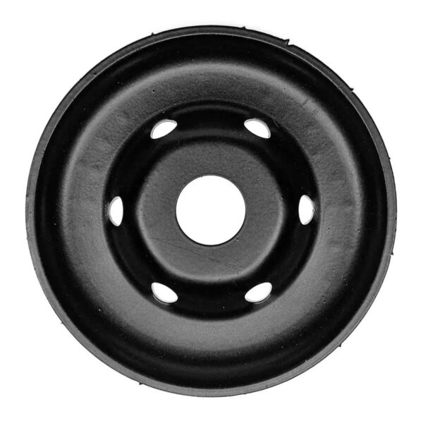 Disc circular slefuit, modelat, raspel, pentru lemn, plastic, cauciuc, beton celular, radial, convex, 120x22.2 mm, Dedra - imagine 4