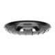 Disc circular slefuit, modelat, raspel, pentru lemn, plastic, cauciuc, beton celular, radial, convex, 120x22.2 mm, Dedra - imagine 2