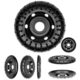 Disc circular slefuit, modelat, raspel, pentru lemn, plastic, cauciuc, beton celular, radial, convex, 120x22.2 mm, Dedra - imagine 9