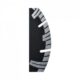 Disc diamantat segmentat, beton armat, taiere umeda si uscata, 230 mm, Dedra - imagine 2