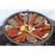 Disc pentru gratar, fonta, tip grill, cu picioare si agatator, 50 cm, Barbeque  - imagine 5