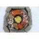 Disc pentru gratar, fonta, tip grill, cu picioare, 52 cm, Mixt Barbeque  - imagine 6