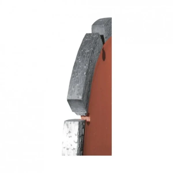 Disc diamantat segmentat, caneluri, taiere uscata, 115 mm, Dedra - imagine 2