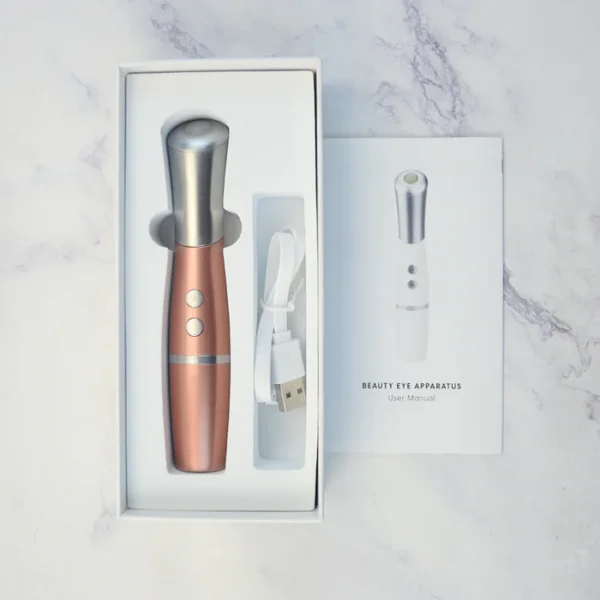 Dispozitiv Electric de Masaj Facial cu Jad Roz Natural, Fototerapie - imagine 6