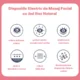 Dispozitiv Electric de Masaj Facial cu Jad Roz Natural, Fototerapie - imagine 9