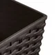 Ghiveci de flori, Prosperplast, Rato Low, patrat, imitatie ratan, maro, 22.3x22.3x22.8 cm - imagine 5