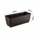 Jardiniera decorativa, Prosperplast, imitatie ratan, maro, 49.2x17.2x17.4 cm - imagine 3