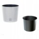 Ghiveci decorativ de flori, Prosperplast, Rato Round, rotund, alb, imitatie ratan, 30x27 cm - imagine 3