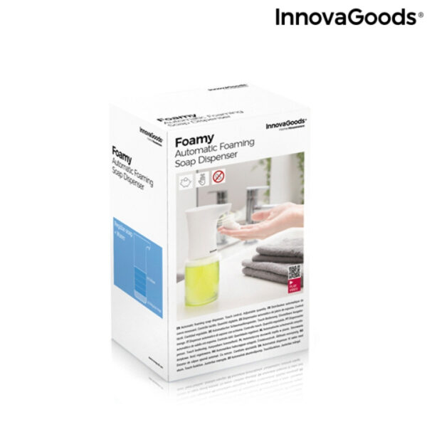 Dozator automat de sapun lichid cu senzor de miscare Foamy InnovaGoods Home Houseware, 350 ml - imagine 9