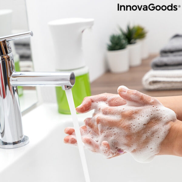 Dozator automat de sapun lichid cu senzor de miscare Foamy InnovaGoods Home Houseware, 350 ml - imagine 5