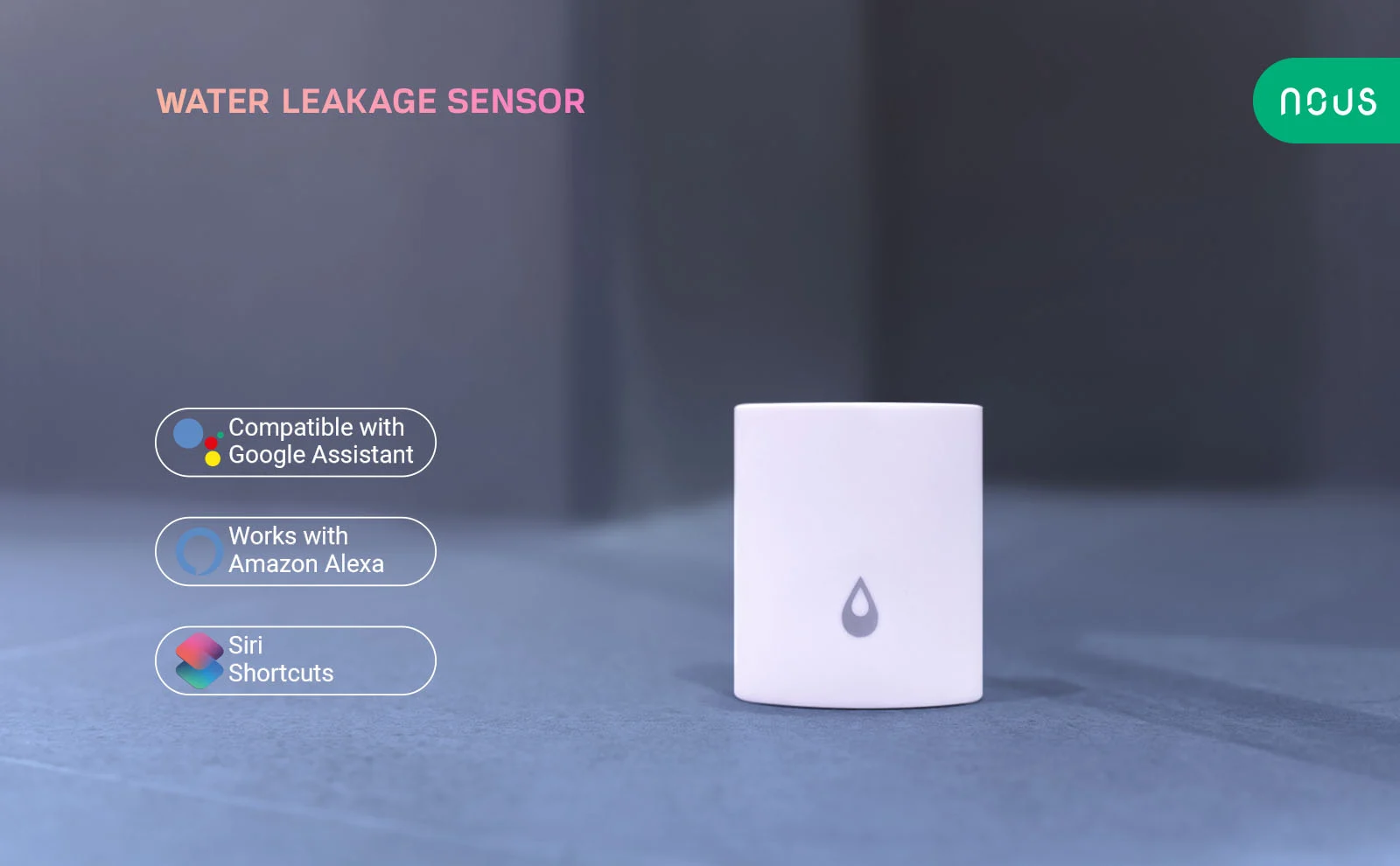 Senzor Smart detectie scurgeri de apa NOUS E4, ZigBee 1 Senzor Smart detectie scurgeri de apa NOUS E4, ZigBee