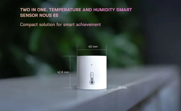 Senzor Smart de Temperatura si Umiditate NOUS E5, ZigBee - imagine 7