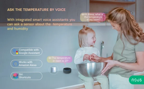 Senzor Smart de Temperatura si Umiditate NOUS E5, ZigBee - imagine 9