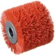 Perie pentru slefuitor, curatare/antichizare lemn, fir nylon, 80x100 mm, Far Tools - imagine 3