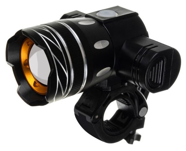 Far si lumina spate bicicleta, LED-uri puternice, acumulator USB, rotire 360 ° - imagine 3