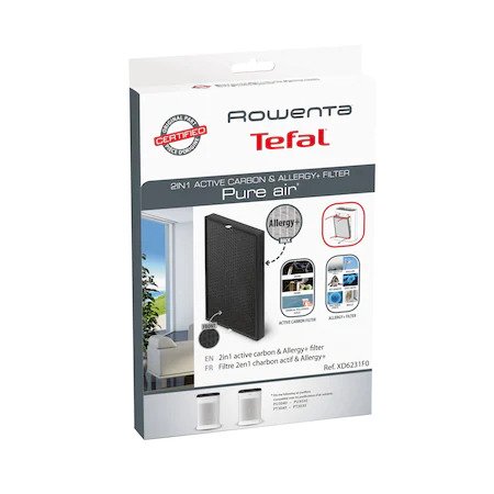 Filtru Purificator Rowenta Pure Air 2 IN 1 Carbune activ Alergy XD6231F0