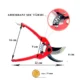 Foarfeca gradina, tip bypass, profesionala, 22 cm, XTline - imagine 8