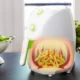 Friteuza cu aer cald, fara ulei, Cecotec Cecofry Compact Rapid, 900 W, 1.5 L, timer si termostat reglabil, tehnologie PerfectCook - Alba - imagine 6